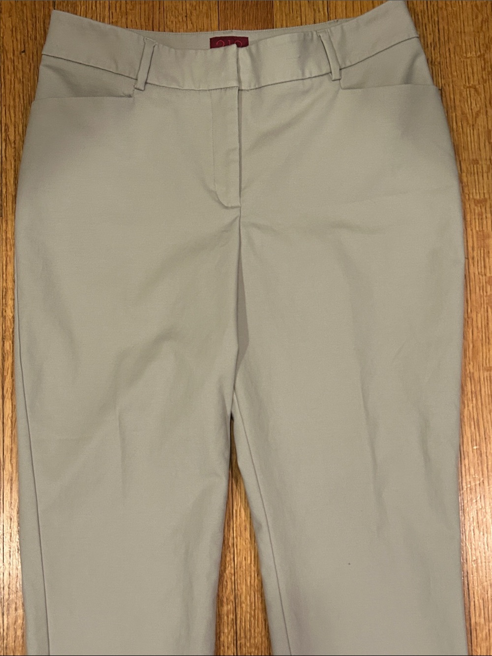 212 Collection Straight Leg Pants in Light Tan-Natural Fit Size 8 - Picture 3 of 11